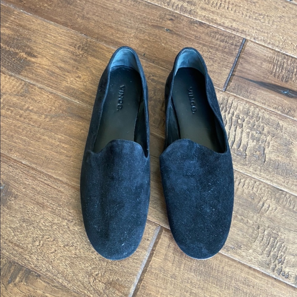Vince Clark Suede Loafer dark blue color